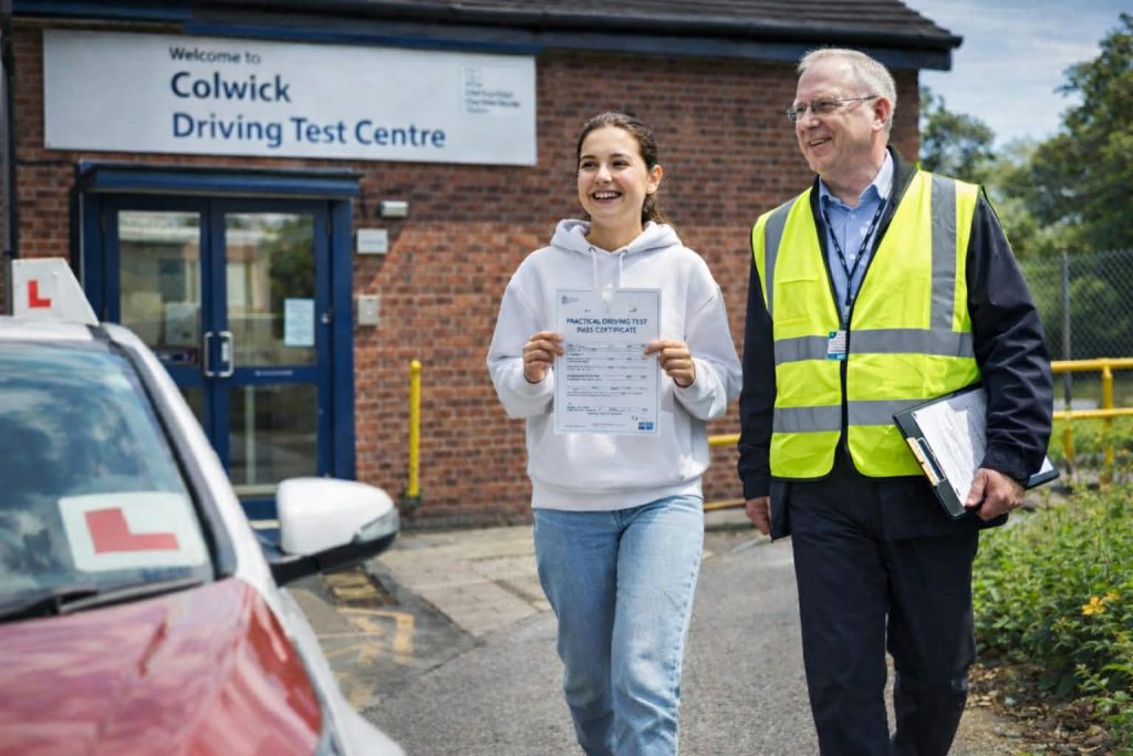 Colwick driving test pass with Elevate Driving School Nottingham driving instructors 