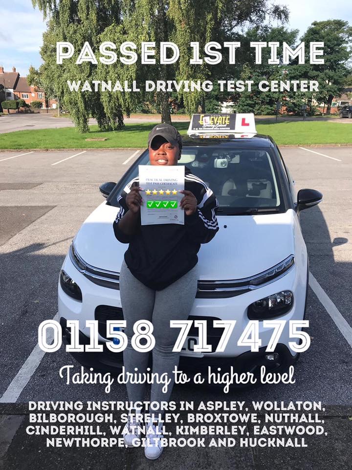 Elevate Driving School has Driving instructors in NG7,NG8,NG9,NG10