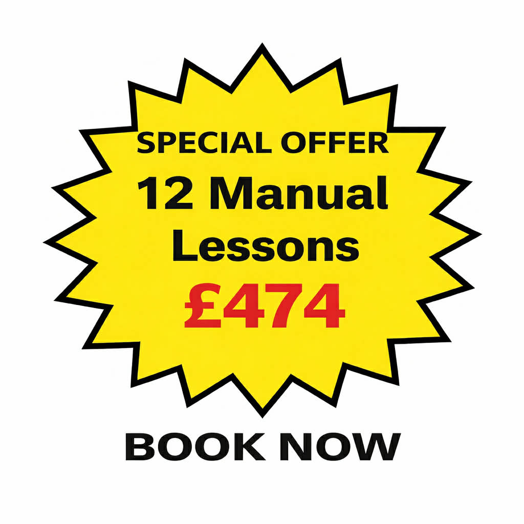 12 manual driving lessons Nottingham £474 Elevate Driving School special offer