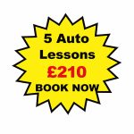 5 automatic driving lessons Nottingham £210 package