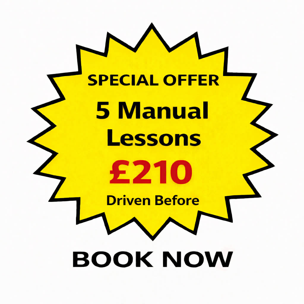 5 manual driving lessons Nottingham £210 driven before Elevate Driving School