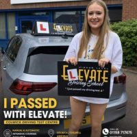 Passed driving test with Elevate Driving School Nottingham