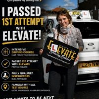 Passed first time at Chilwell Test Centre with Elevate Driving School