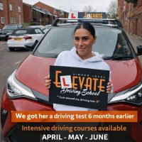 Elevate Driving School Nottingham helping pupils pass driving tests in Derby and Nottingham