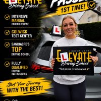 Passed first time at Colwick Test Centre with Elevate Driving School