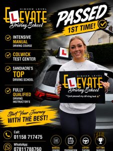 Passed 1st time after taking driving lessons Bramcote with Elevate Driving School