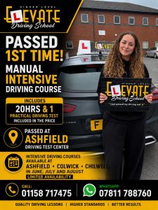 Driving Lessons Sutton in Ashfield with Elevate Driving School