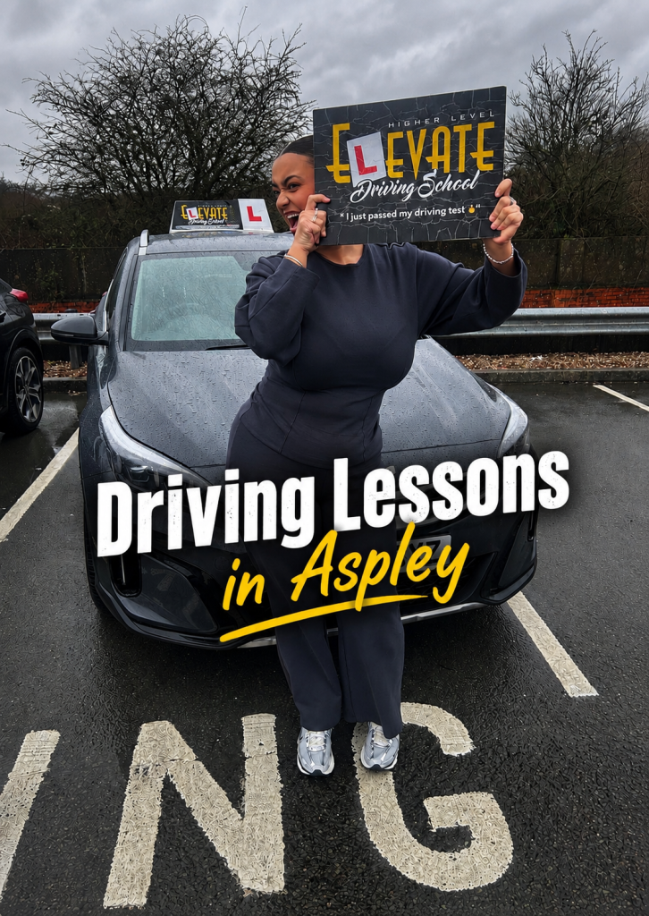 Driving lessons in Aspley with a fully qualified Elevate Driving School instructor