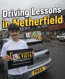 Driving Lessons Netherfield with fully qualified manual and automatic driving instructors from Elevate Driving School