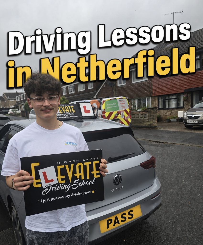 Driving Lessons Netherfield with fully qualified manual and automatic driving instructors from Elevate Driving School
