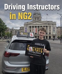 Driving instructor in NG2 providing manual and automatic driving lessons with Elevate Driving School