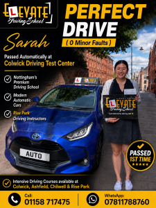 Automatic Driving Instructors Rise Park providing professional automatic driving lessons