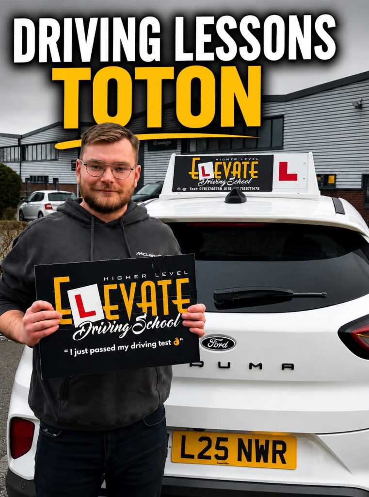 Driving Lessons Toton with Fully Qualified Driving Instructors from Elevate Driving School