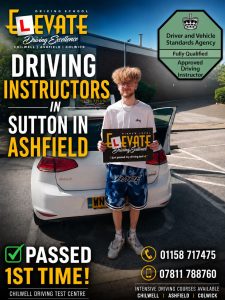 Driving Instructors Sutton in Ashfield with Fully Qualified Driving Lessons