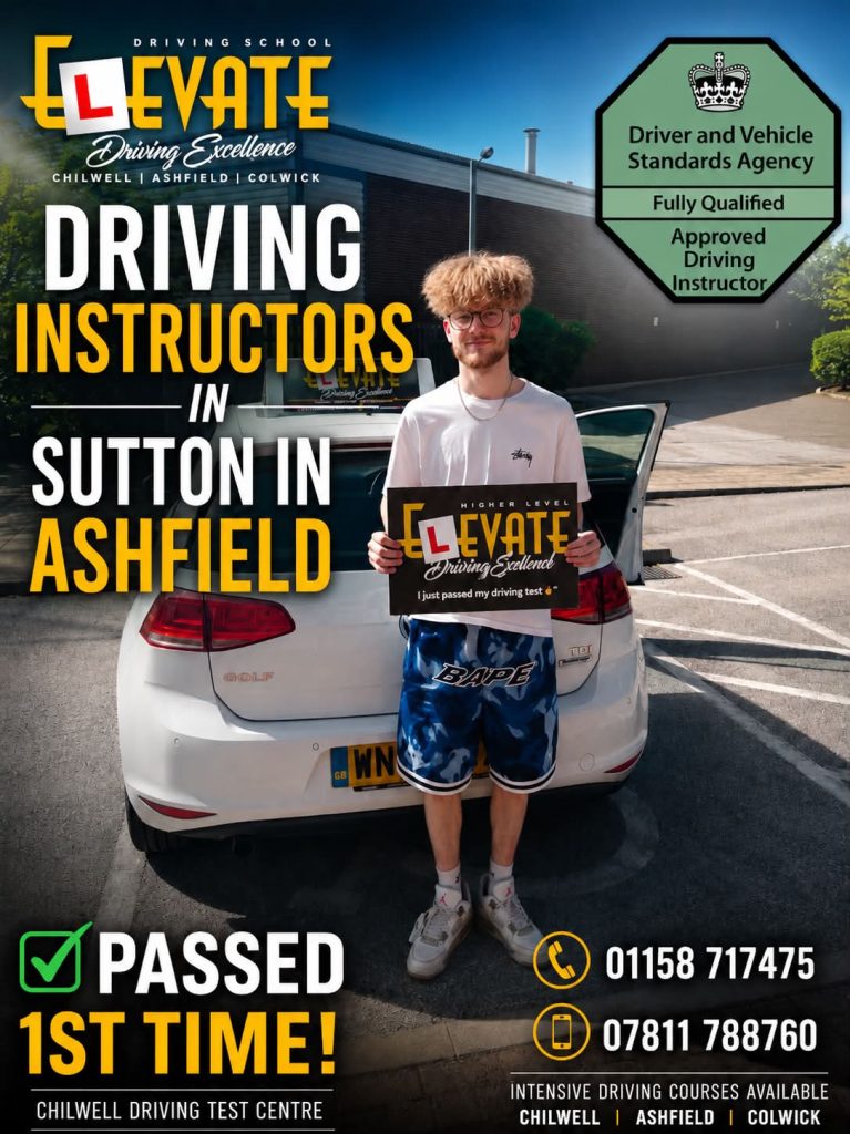 Driving Instructors Sutton in Ashfield with Fully Qualified Driving Lessons