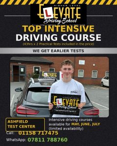 Driving Lessons Calverton with fully qualified driving instructors from Elevate Driving School