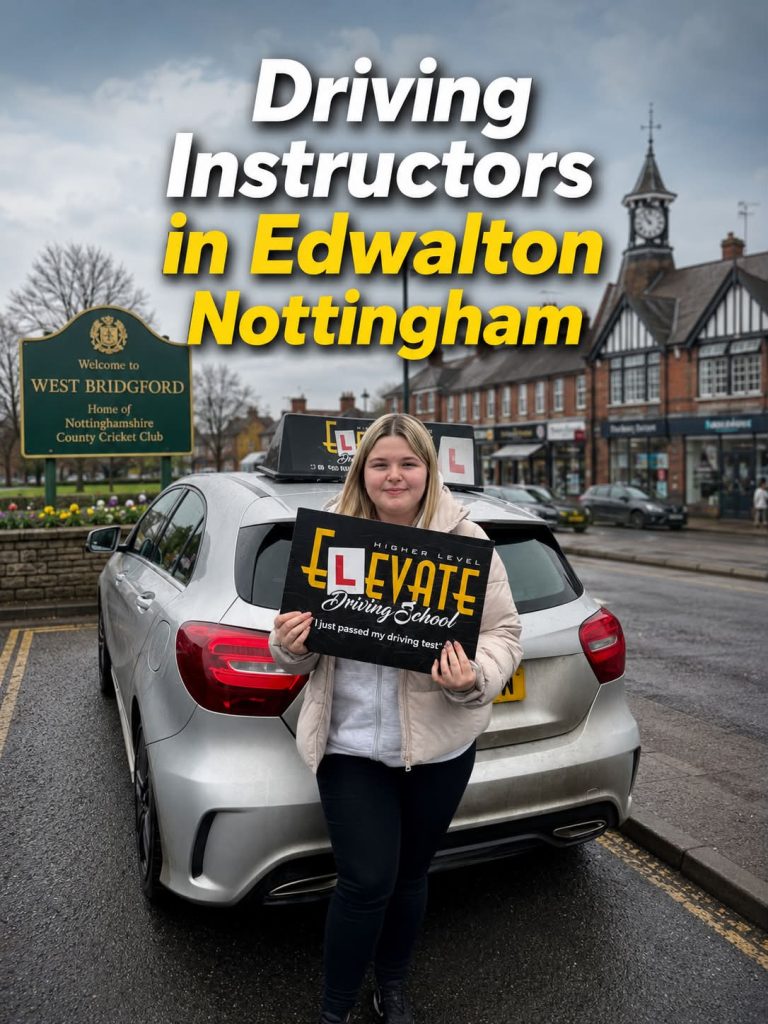 Driving Instructors in Edwalton Nottingham with Elevate Driving School