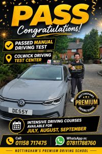 Woodthorpe Driving Instructors providing manual and automatic driving lessons in Nottingham