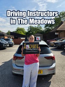 Driving lessons in Meadows Nottingham with a fully qualified Elevate Driving School instructor